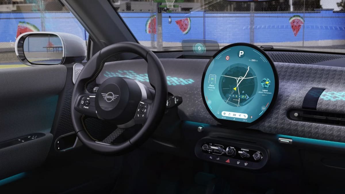 2024 Mini Cooper Electric interior ahead of Chinese production ramp-up