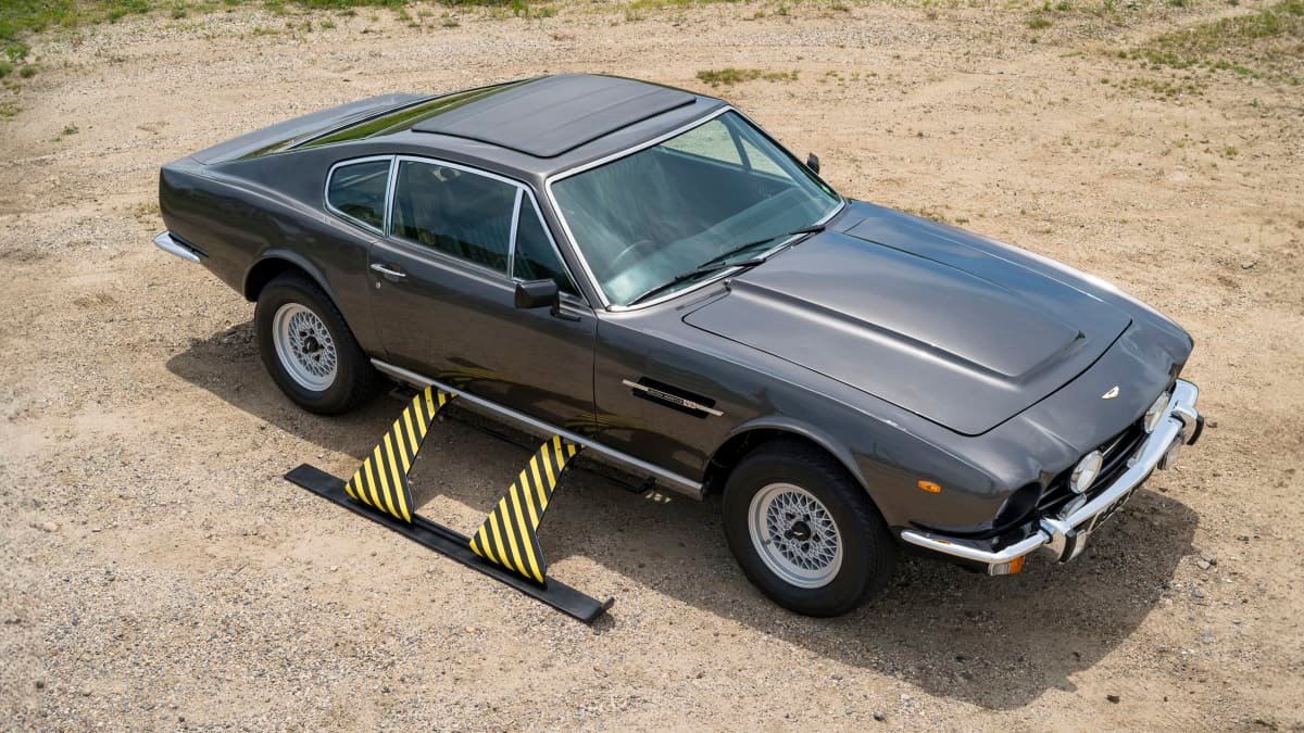 James Bond’s Aston Martin V8 heading to auction in the US