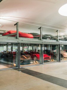 The customers’ storage area