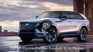 The all-electric Cadillac Escalade IQ.