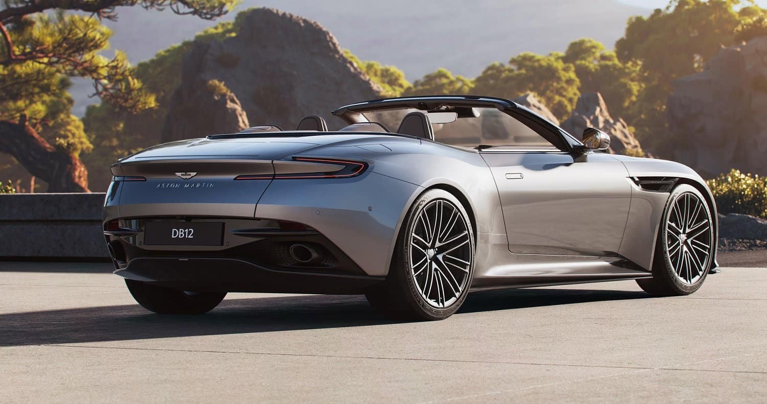 Soft-top Aston Martin DB12 Volante revealed