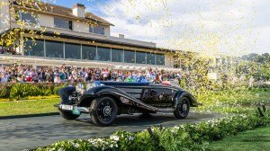 The 1937 Mercedes-Benz 540K Special Roadster named Best of Show at the 2023 Pebble Beach Concours d'Elegance.