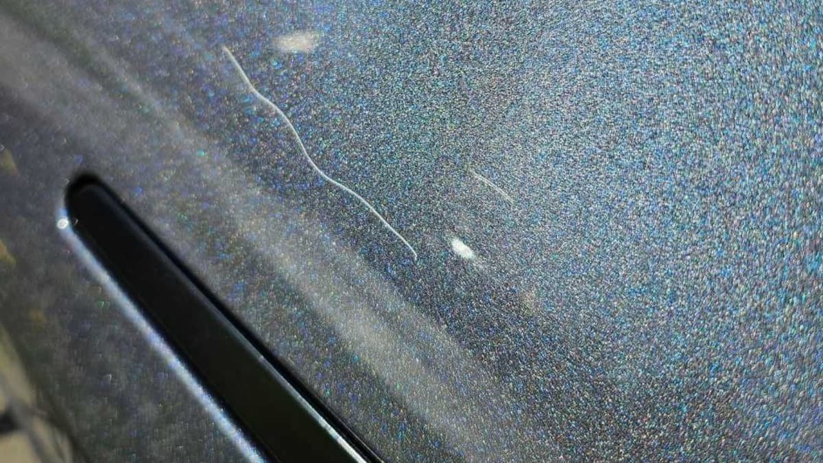 Video shows Ford Falcon ute owner vandalising Tesla Model 3