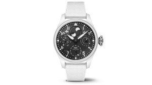 This IWC Big Pilot’s Watch is a perpetual calendar version known as the Top Gun Lake Tahoe.