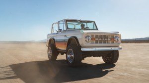 Driving Gateway Bronco's Luxe-GT restomod.