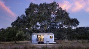 The Living Vehicle HD24 at dusk