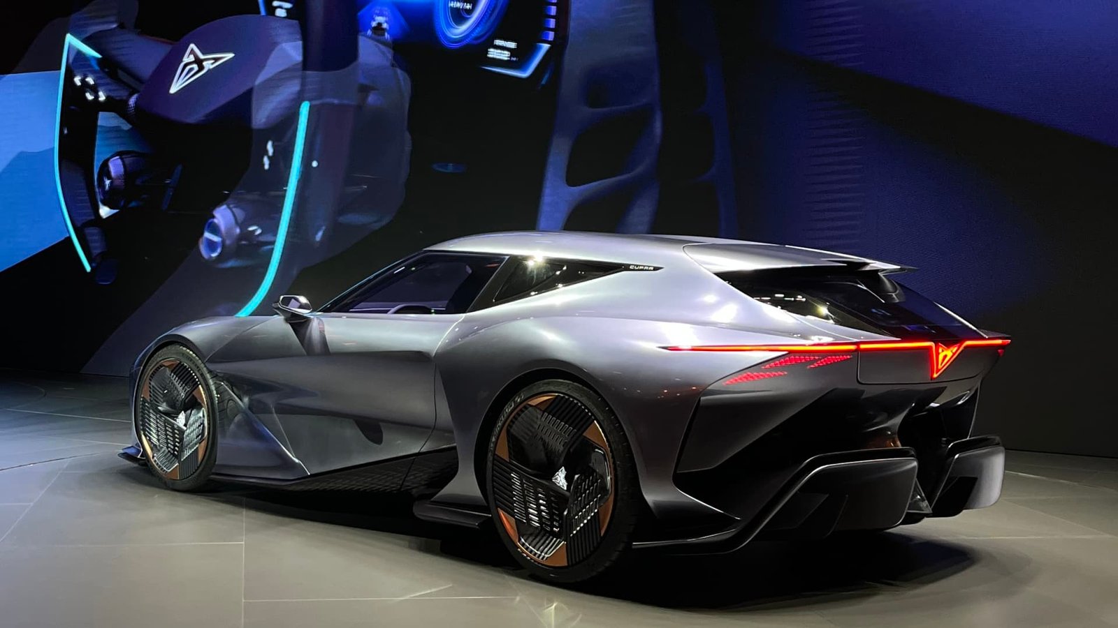 Cupra Dark Rebel electric concept car unveiled at Munich motor show overnight