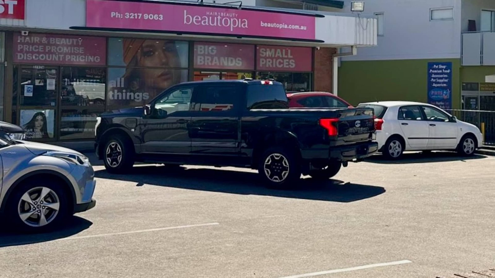 Right-hand-drive Ford F-150 Lightning electric pick-up spotted in Brisbane