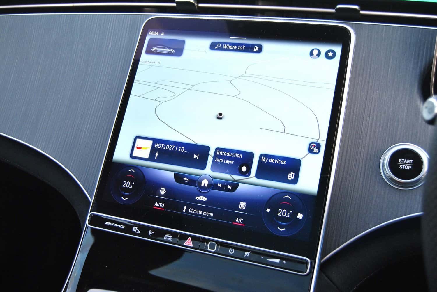 Testing Mercedes-AMG's all-electric EQE 43