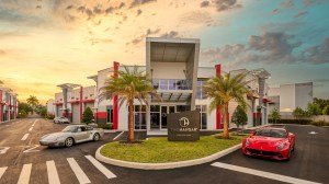 The Hangar, an enclave for cars and other collectibles, located in Riviera Beach, Fla.