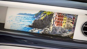 A hand-painted artwork inside the The Rolls-Royce Phantom “Inspired Cinque Terre”