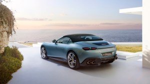 The 612 hp Ferrari Roma Spider.