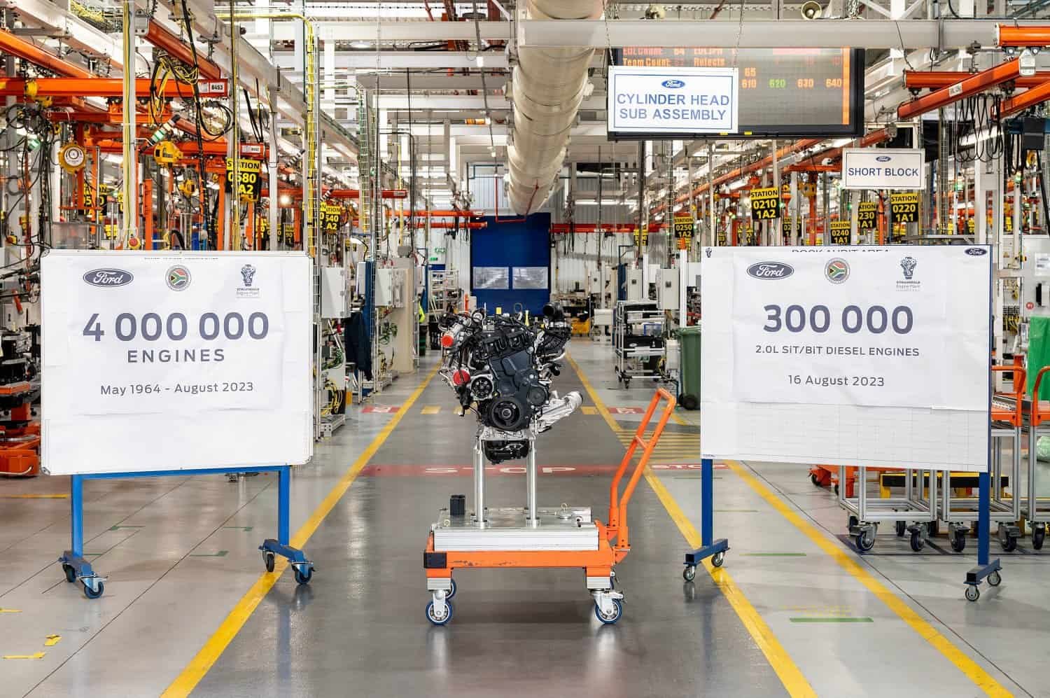 Building the Ford Ranger's engine