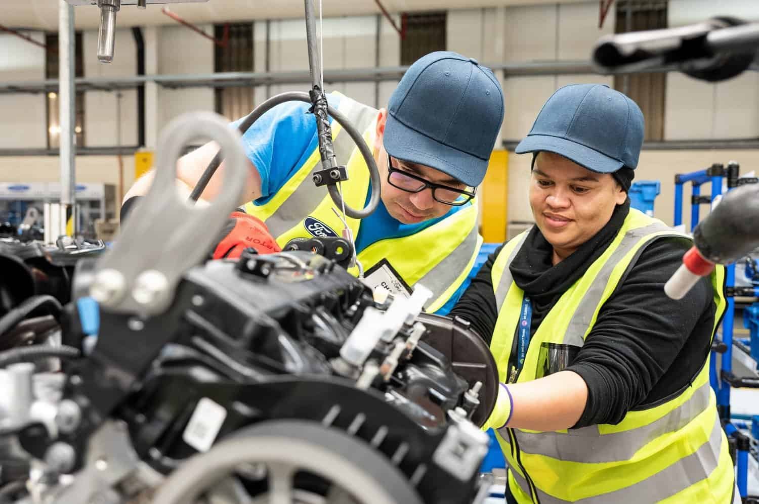 Building the Ford Ranger's engine