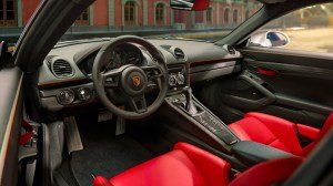 The interior of a “TAG Heuer x Porsche—Legends of Panamericana