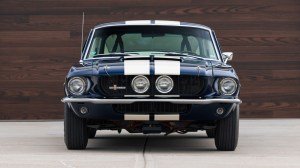A 1967 Shelby G.T.500 muscle car.