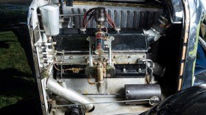 The 2.3-liter, inline-six engine inside a 1931 Avions Voisin C14 