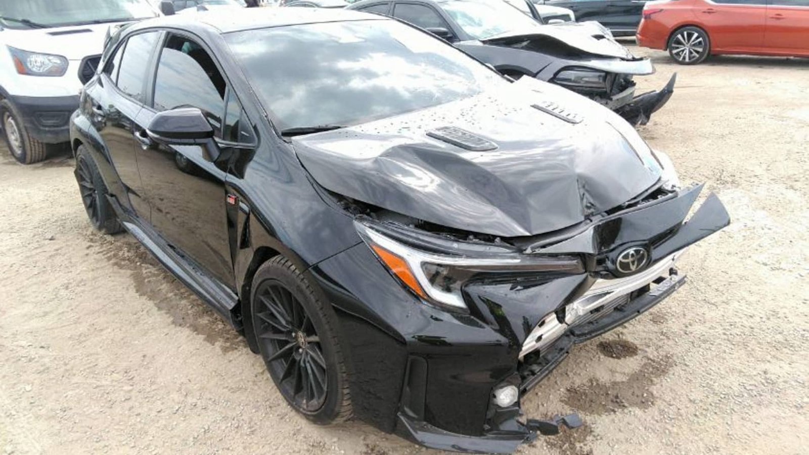 For sale: Four wrecked GR Corolla hot hatches