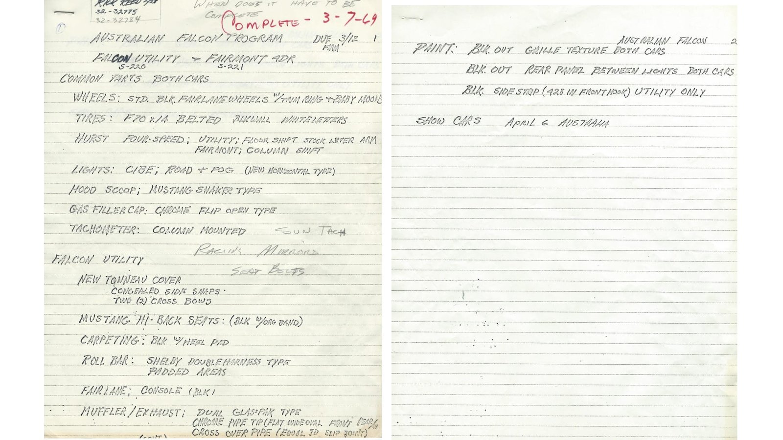 Truth behind ‘Bill Bourke Special’ Ford Falcon GT and its mammoth 428ci V8