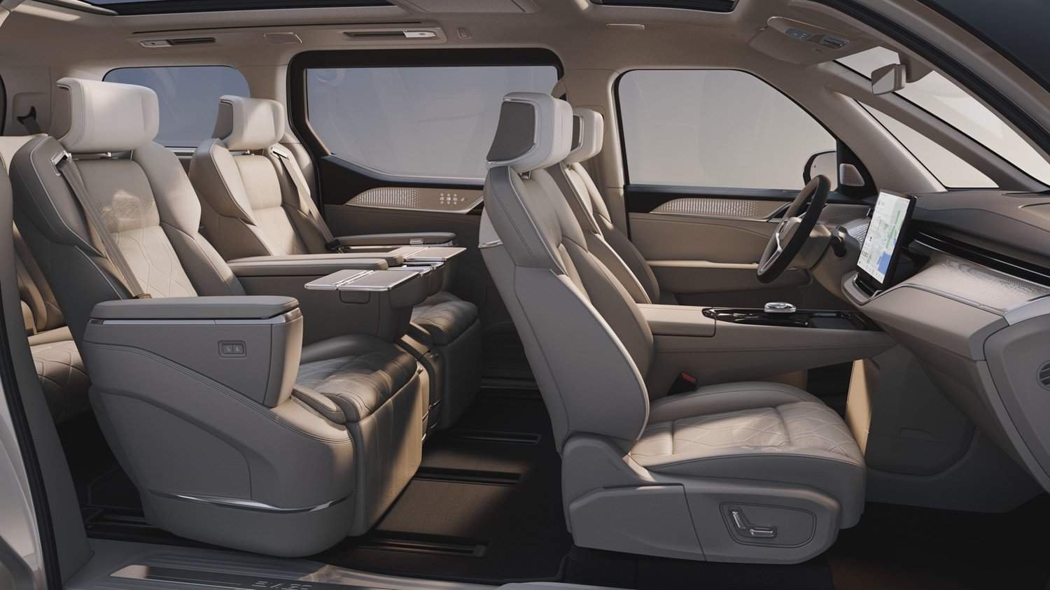 Volvo officially reveals all-electric EM90 luxury MPV