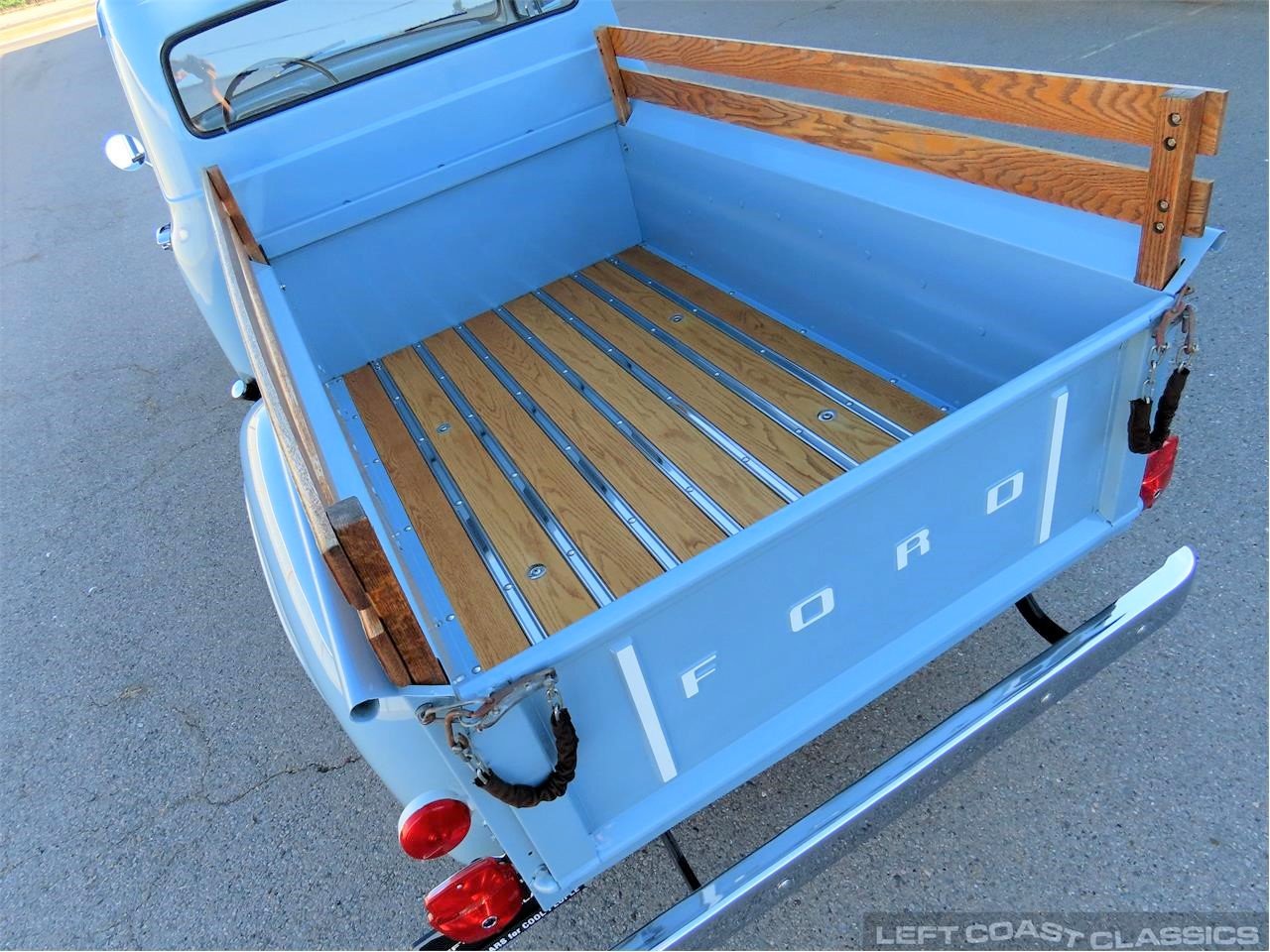 1954 Ford F100, barn-found baby blue pickup