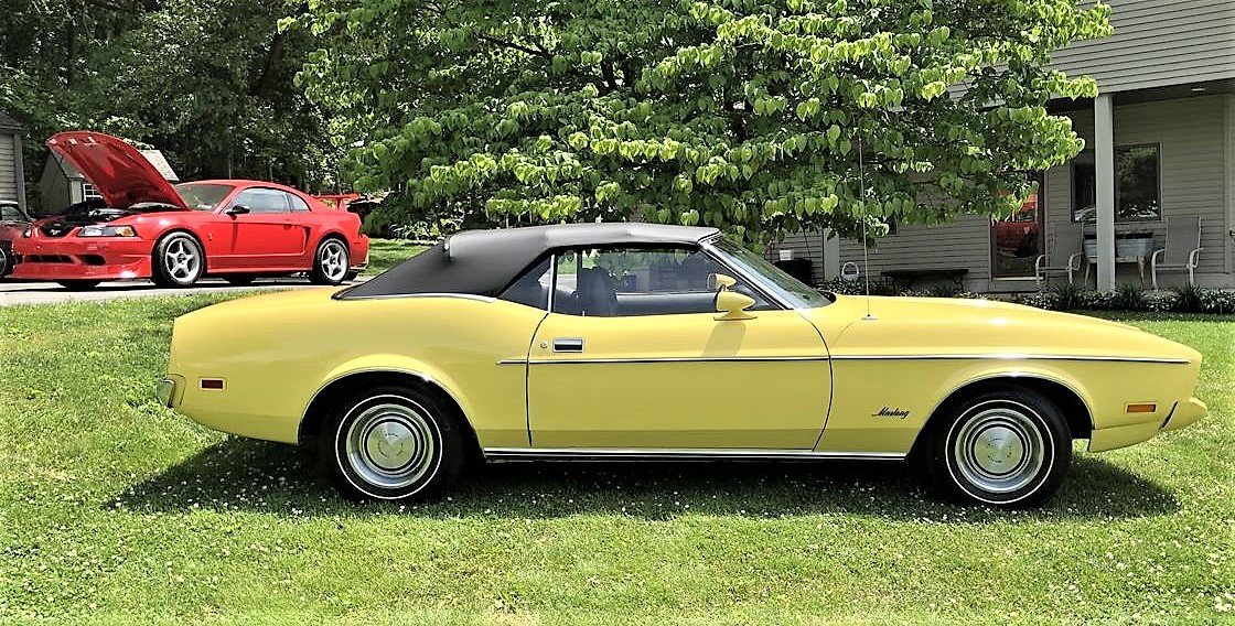 mustang, Pick of the Day: 1973 Ford Mustang convertible with insanely low mileage, ClassicCars.com Journal