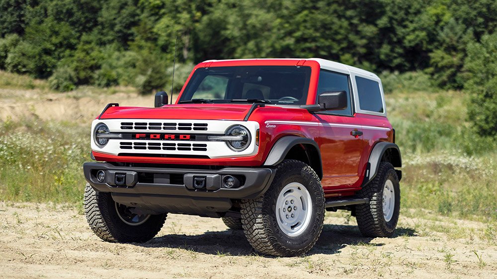 2023 Bronco Heritage Edition in Race Red