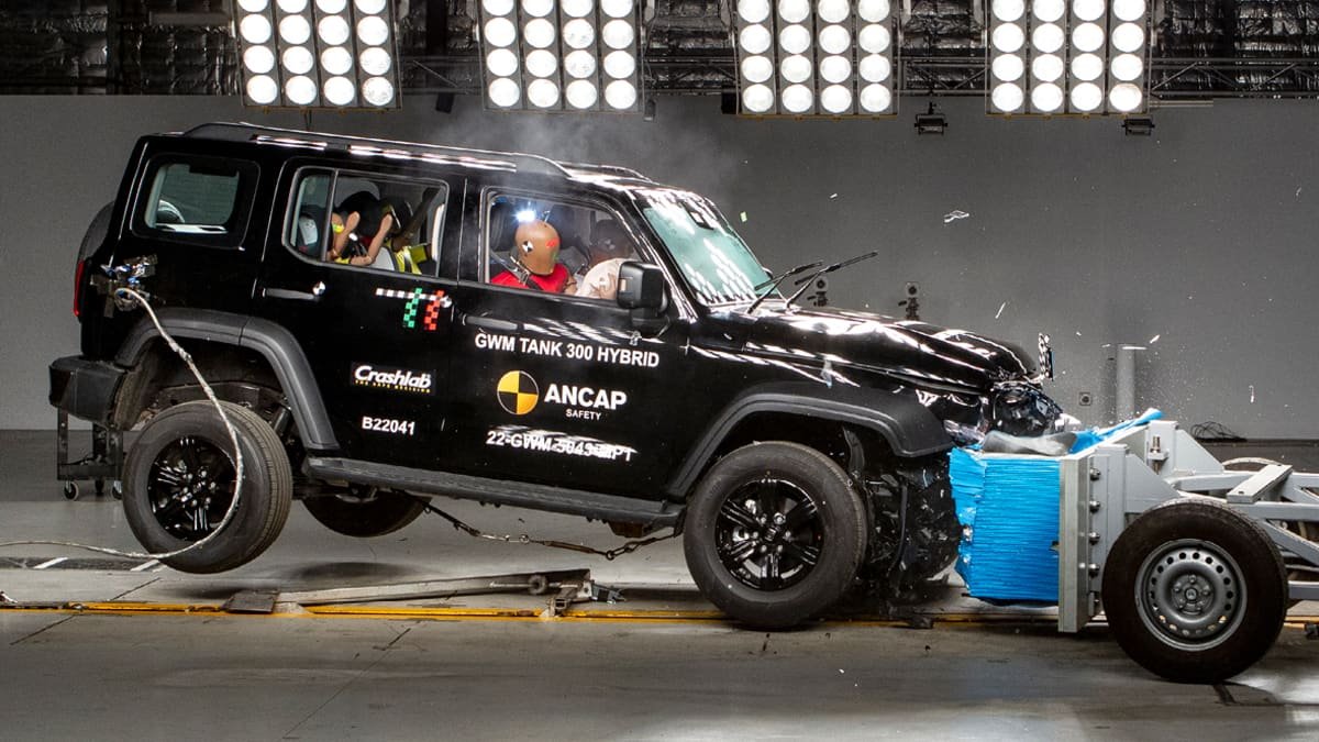 2023 GWM Tank 300 earns five-star safety rating