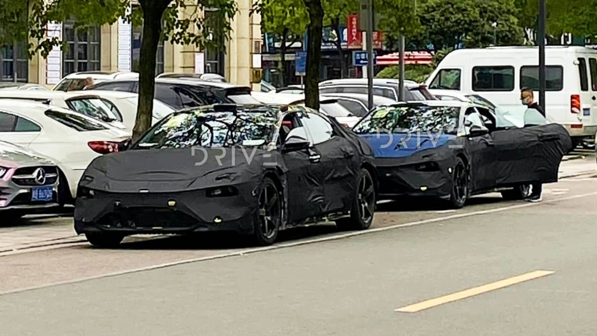 2023 Lotus Envya: Type 133 electric four-door spied for the first time-0