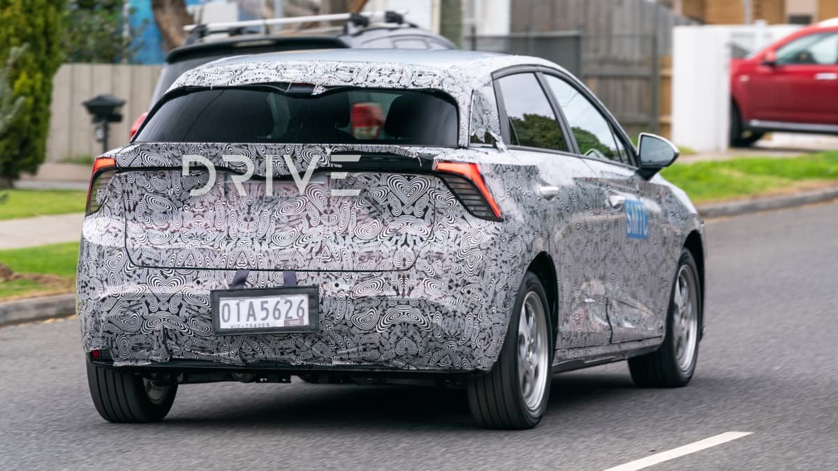 2023 MG 4 electric car caught on camera in Australia-0