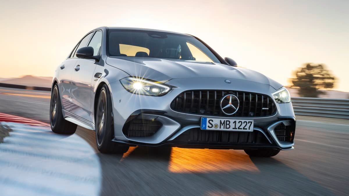 2023 Mercedes-AMG C63 S E Performance revealed: four-cylinder F1 hybrid power, here next year-0