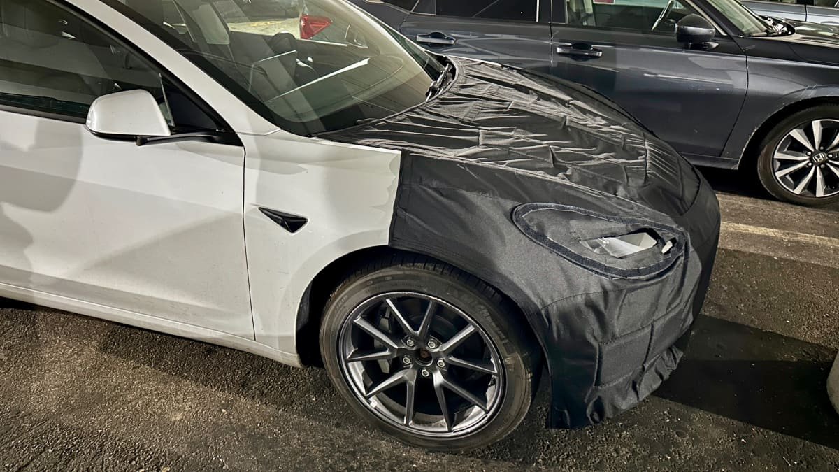 2023 Tesla Model 3 update spied