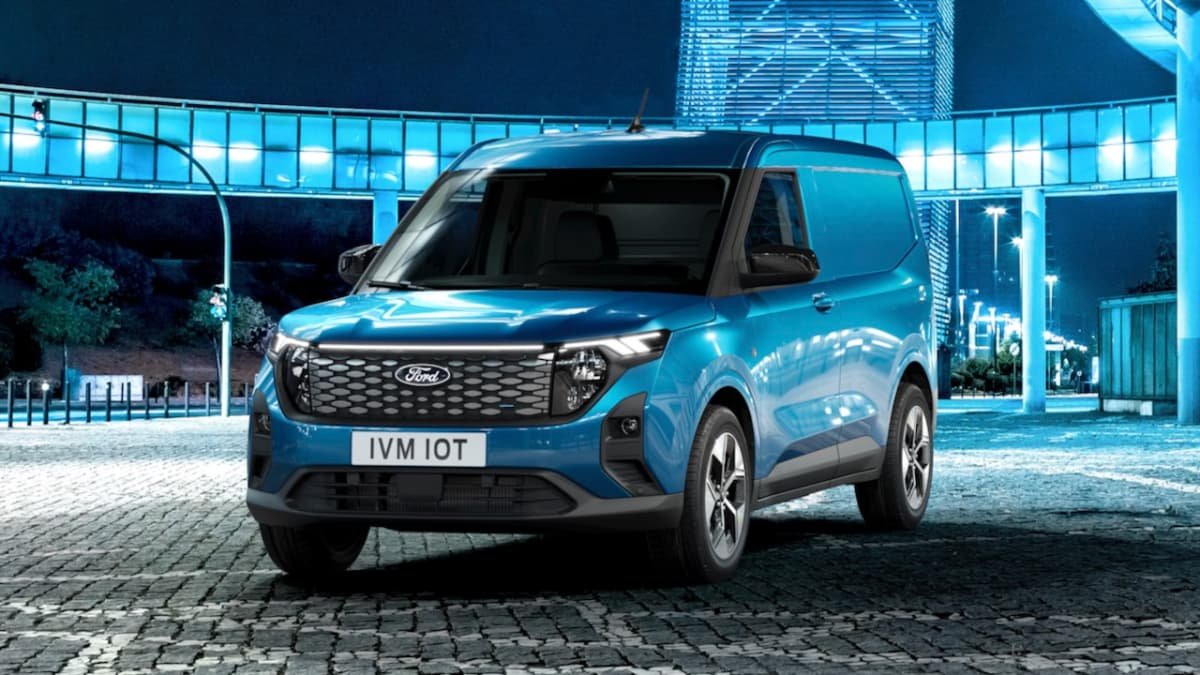 2024 Ford E-Transit Courier van unveiled as preview of Puma electric SUV