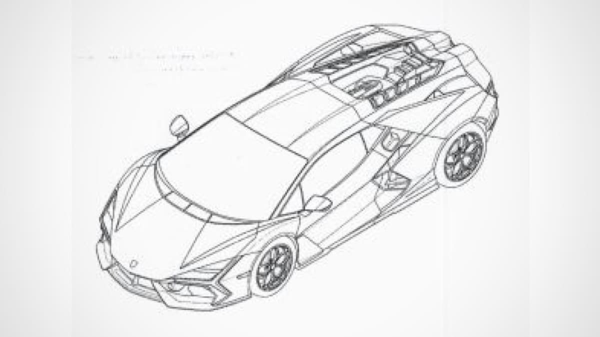2023 Lamborghini Aventador V12 hybrid successor images leaked again