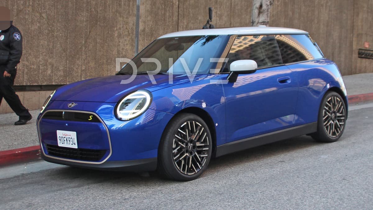 2024 Mini Cooper electric hatch spied undisguised