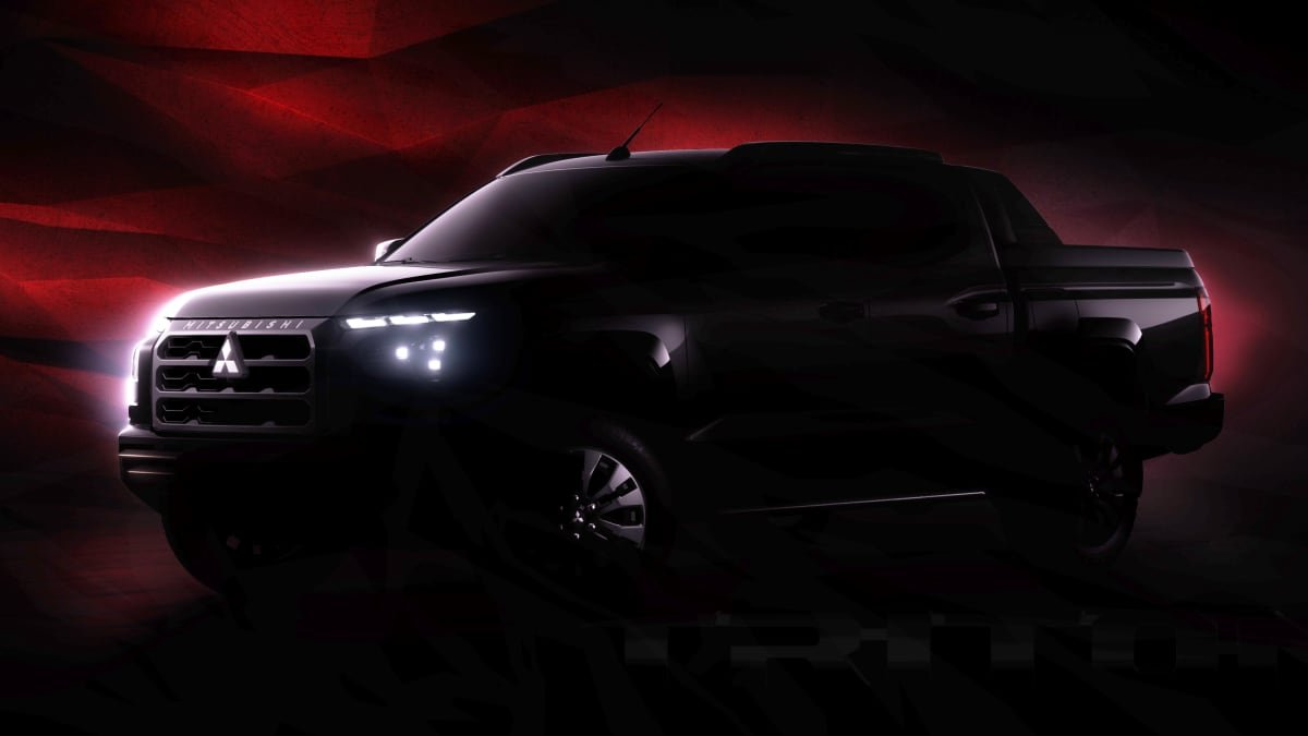 2024 Mitsubishi Triton reveal date confirmed, new teaser released