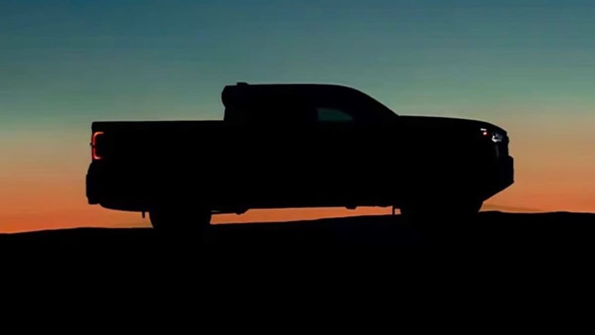 2024 Toyota Tacoma hybrid teaser provides glimpse of next HiLux