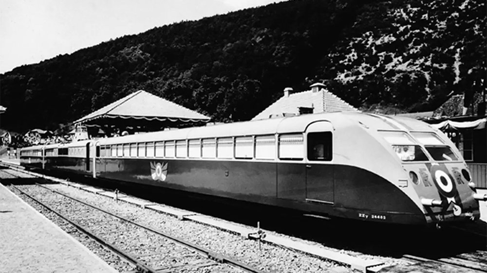 Bugatti's first Autorail prototype in 1931