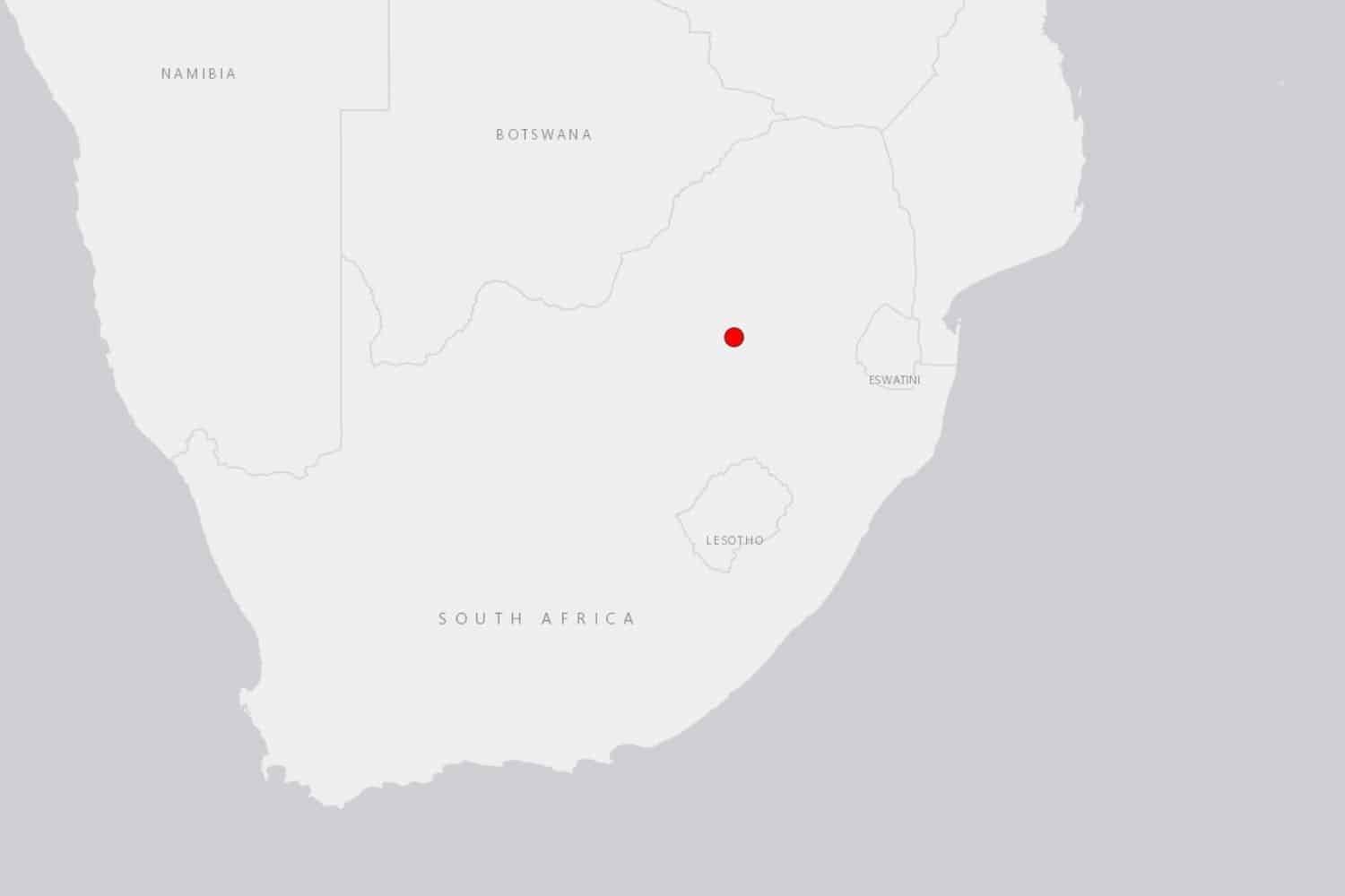 earthquake johannesburg joburg