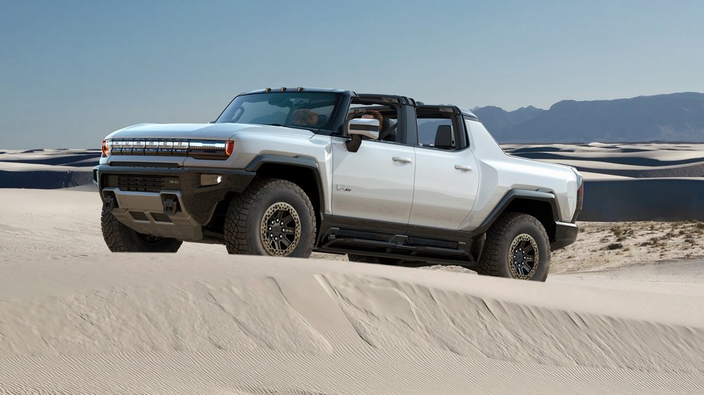 The 2022 GMC Hummer EV.