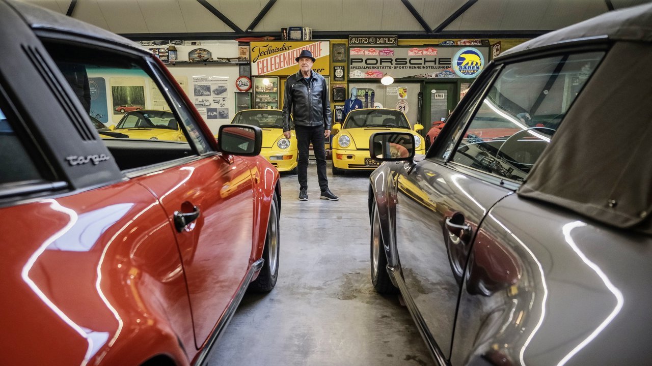 Ottocar and a few of his Porsches