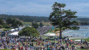 The show lawn at peak traffic during the 2023 Pebble Beach Concours d'Elegance.
