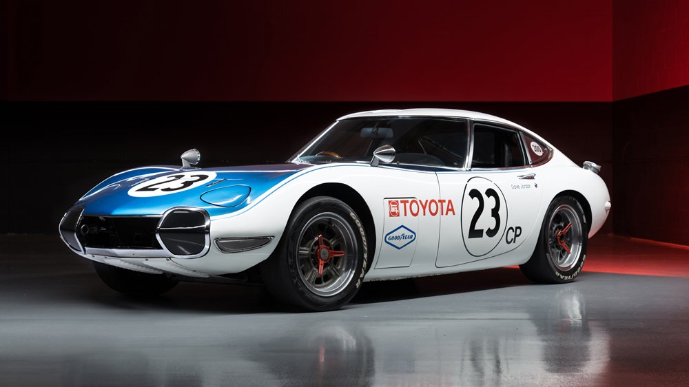 One of three examples of the 1967 Toyota-Shelby 2000 GT.