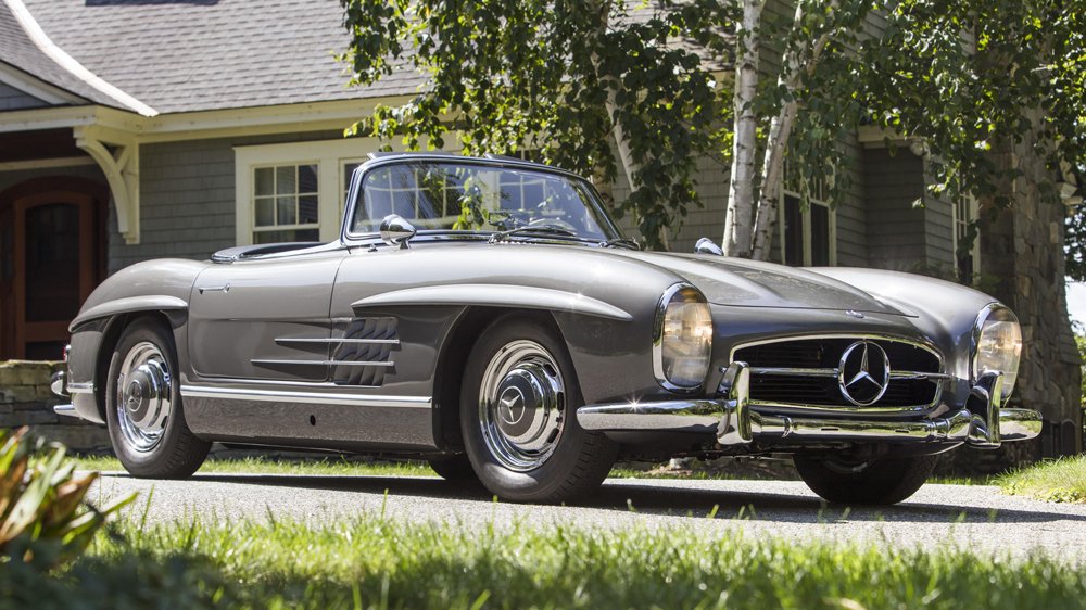 A 1960 Mercedes-Benz 300 SL Roadster.