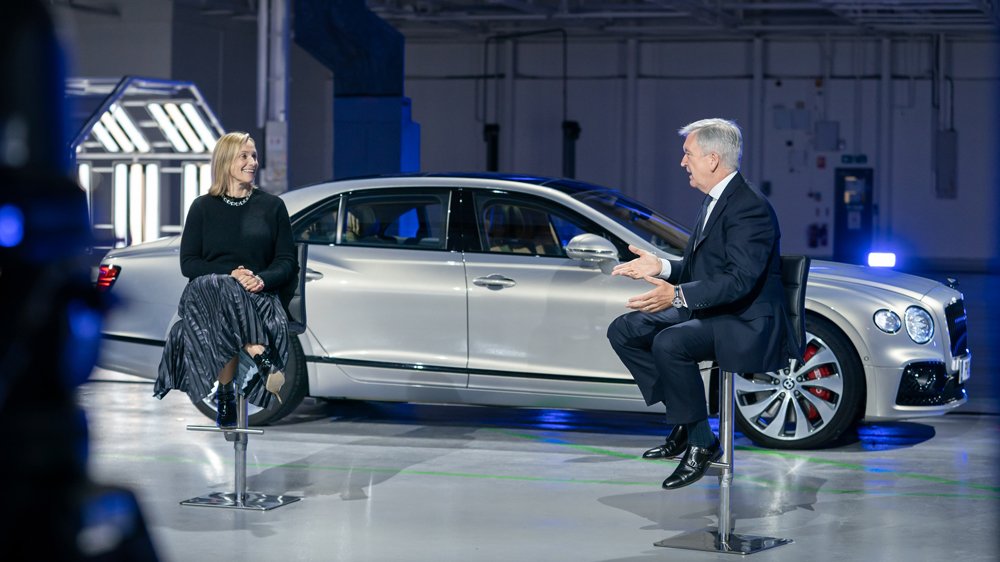 Bentley CEO Adrian Hallmark discusses the automaker's Beyond 100 plan.