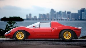 The 1967 Ferrari Dino 206 S from the side