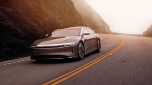 The Lucid Air all-electric sedan.