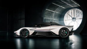 The Aston Martin Valhalla from the side