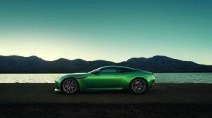 The Aston Martin DB12 from the side