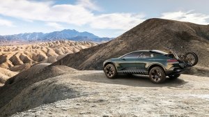 A rear 3/4 view of the Audi Activesphere concept